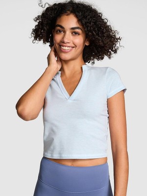 Victoria's Secret All-Day V-Neck Crop Top