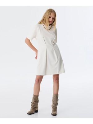 Twist Removable Chain Jersey Dress