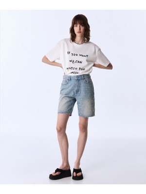 Twist Distressed Shorts