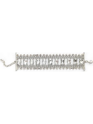 Twist Crystal Stone Chain Bracelet
