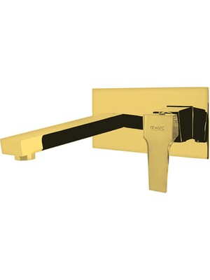 Newarc Aqua Ankastre Lavabo Bataryası - Altın