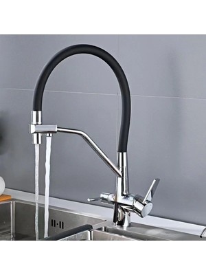 Fleko Best Inox Krom Arıtmalı Mutfak Bataryası