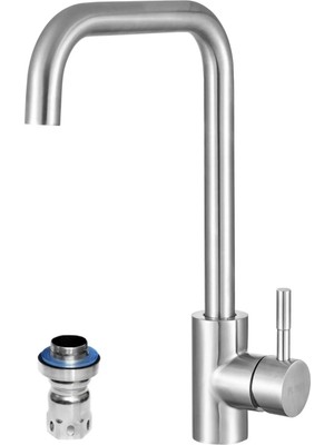 Fleko Vera V2 Inox Mutfak Musluğu