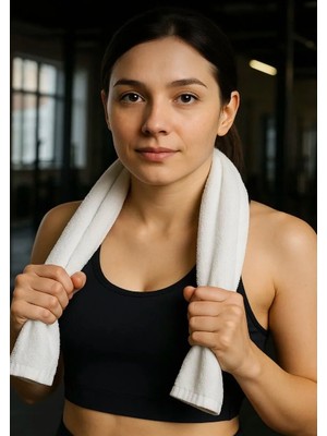 Xamantha 30 x 85 cm  Fitness Havlusu, Spor Havlusu, Sporcu Havlusu, Antreman Havlusu, Gym Havlusu