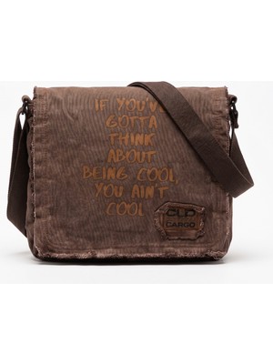 Old Cotton Cargo Luther Bag Dayanıklı Pamuk Kanvas Vintage Omuz Çantası Ayarlanabilir Askılı Günlük Unisex Postacı Çanta