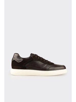 Elle Brown Leather Men's Casual Shoes