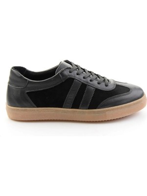 Bambi Black Genuine Leather Women's Sneakers K01649200303