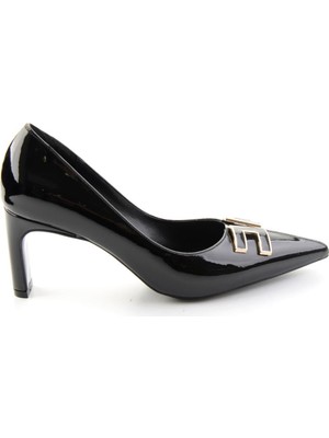 Bambi Black Patent Women's Classic Heeled Shoes K01210101598