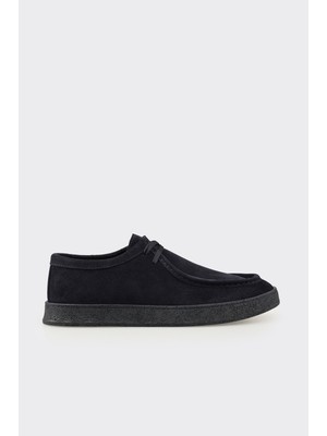 Elle Navy Leather Men's Casual Shoes