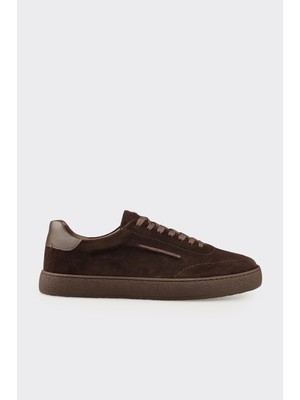 Elle Brown Leather Men's Casual Shoes