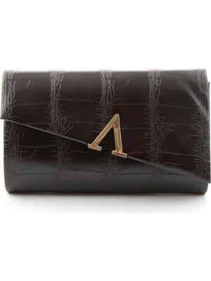 Bambi Brown Croc Women's Clutch C06773078111