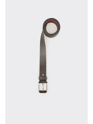 Elle Brown Leather Men's Belt