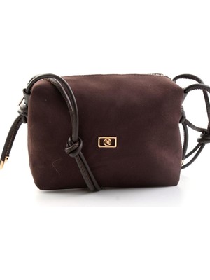 Bambi Brown Suede Women's Messenger Bag C06650267972