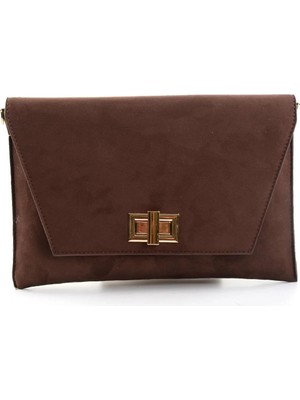 Bambi Brown Suede Women's Shoulder Bag C06004221472