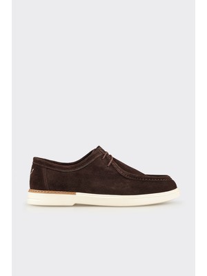 Elle Brown Leather Men's Casual Shoes