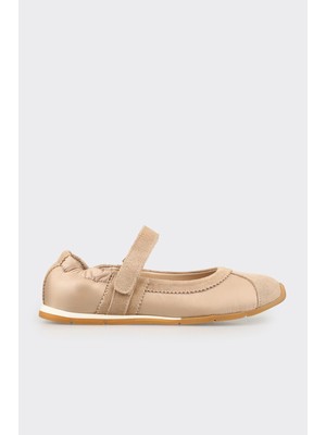 Elle Beige Leather Women's Sneakers