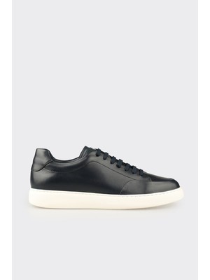 Elle Navy Leather Men's Casual Shoes