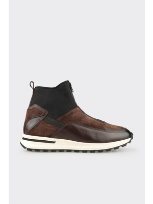 Elle Brown Leather Men's Sport Boots