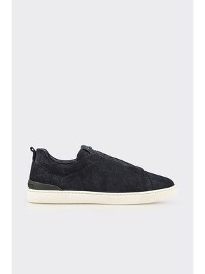 Elle Navy Leather Men's Casual Shoes