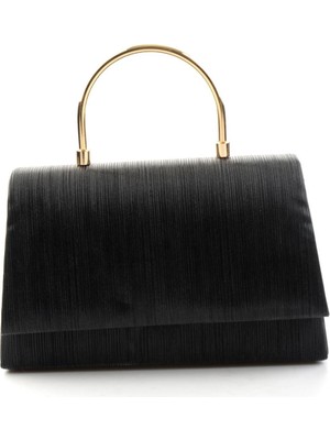 Bambi Black Striped Women's Evening Bag C06773078210