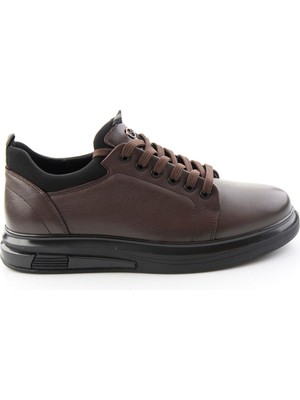 Bambi Brown Genuine Leather Men's Casual Shoes E01398400303