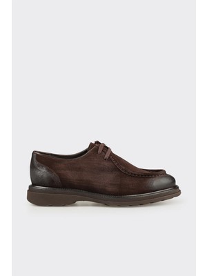 Elle Brown Leather Men's Casual Shoes
