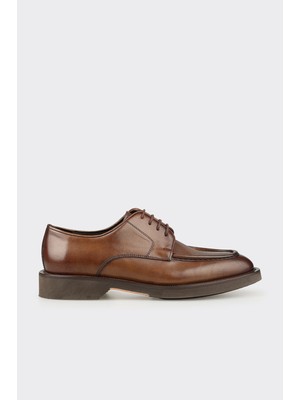 Elle Taupe Leather Men's Casual Shoes