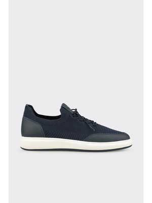 Elle Navy Leather Men's Casual Shoes