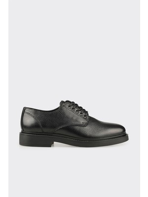Elle Black Leather Men's Casual Shoes