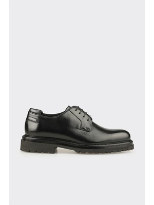 Elle Black Leather Men's Casual Shoes