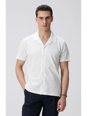 Network White Knit Shirt