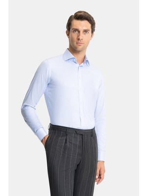 Vakko Non-Iron Striped Shirt