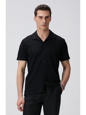 Network Black Knit Shirt