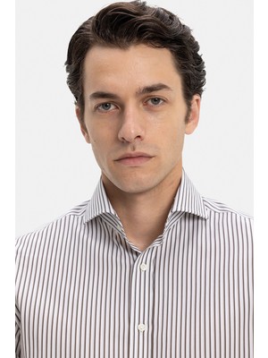 Vakko Striped Shirt
