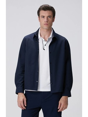 Network N-Tech Navy Overshirt
