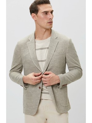 Network Beige Knit Jacket