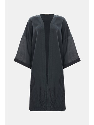 Greek Archaic Kori Greek Archaıc Korı Black Kimono