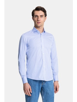 Vakko Exclusive Striped Pattern Shirt