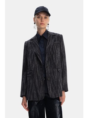 Vakko Navy Wool Jacket
