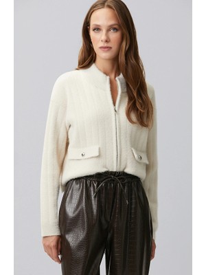 Network Stone Soft Textured Knit Jacket