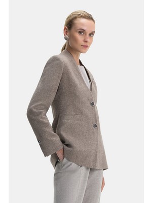 Vakko Mink Wool Jacket