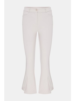 Vakko Sand Hem Detail Trousers