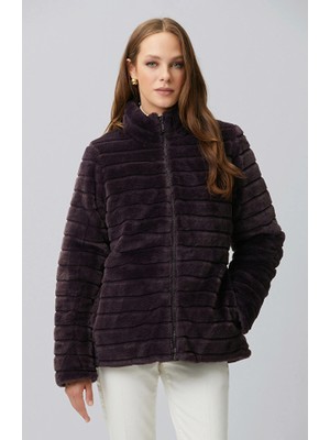 Network Plum Reversible Jacket