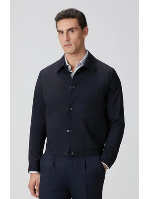Network Navy Bomber Jacket