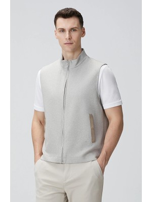 Network Beige Knit Vest