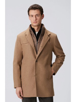 Network Mink Stand Collar Faced Overcoat