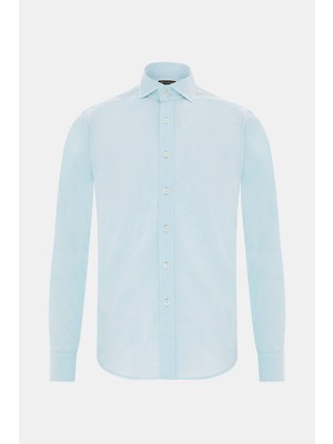 Vakko Cotton Linen Casual Shirt