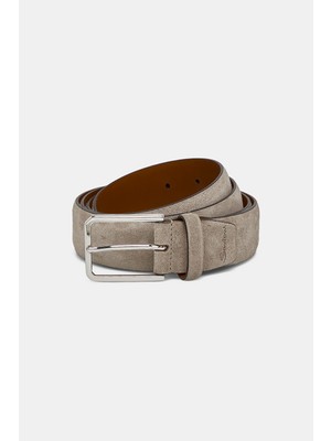 Santoni Santonı Dark Brown Suede Belt