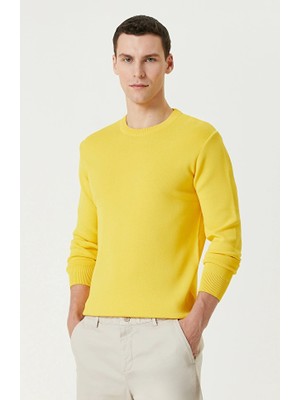 Network N-Tech Yellow Knit Sweater