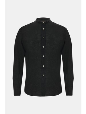 Vakko Linen Casual Shirt